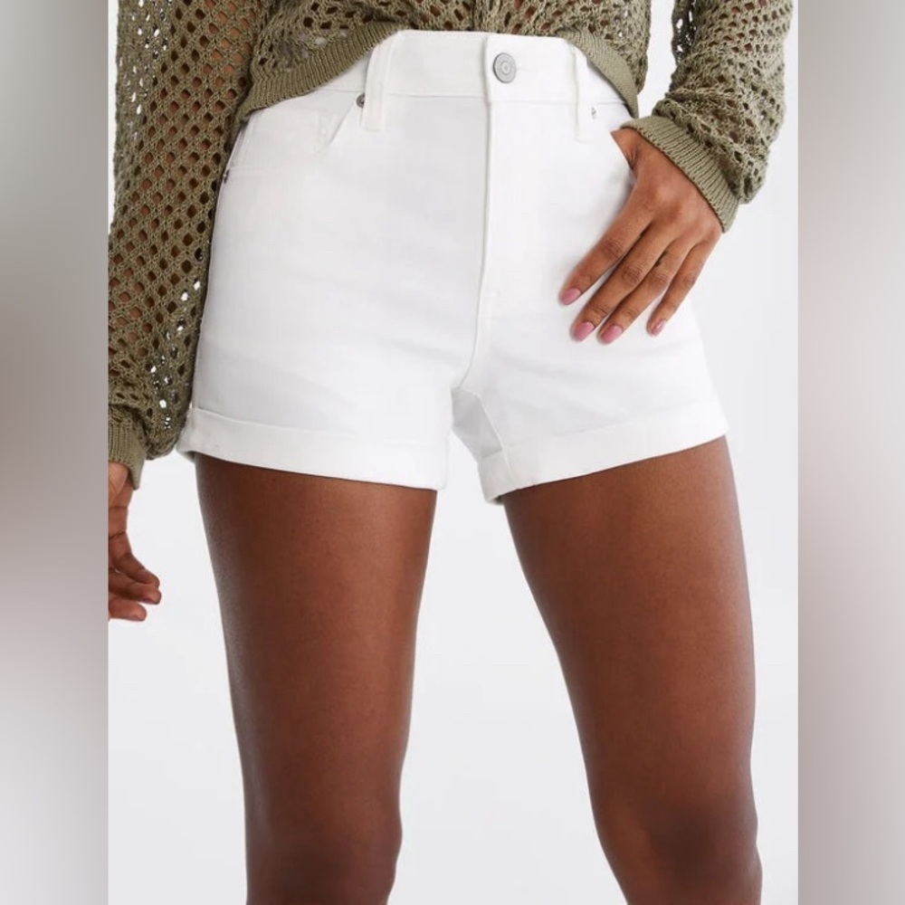 AEROPOSTALE HIGH RISE DENIM MIDI Shorts